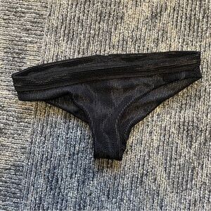 Frankies bikinis Wilderness Black Cheeky Bikini